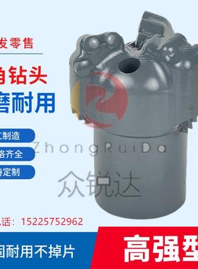 硬岩弧角金刚石复合片75 94 113PDC矿用地质勘探水井防突钻头四翼