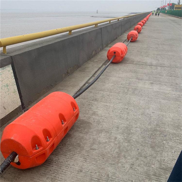 库区取水工程管道浮筒 排水管浮体 供冷热水管线浮漂