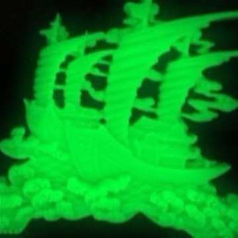 蓄光油墨黑暗自发光荧光纸张金属标牌快干丝印P油墨高亮夜光绿长