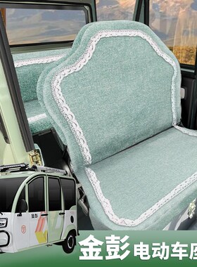 金彭电动车座套骏捷红果青柠豆奇pDro骏乐金鹏篷车四季通用座垫套