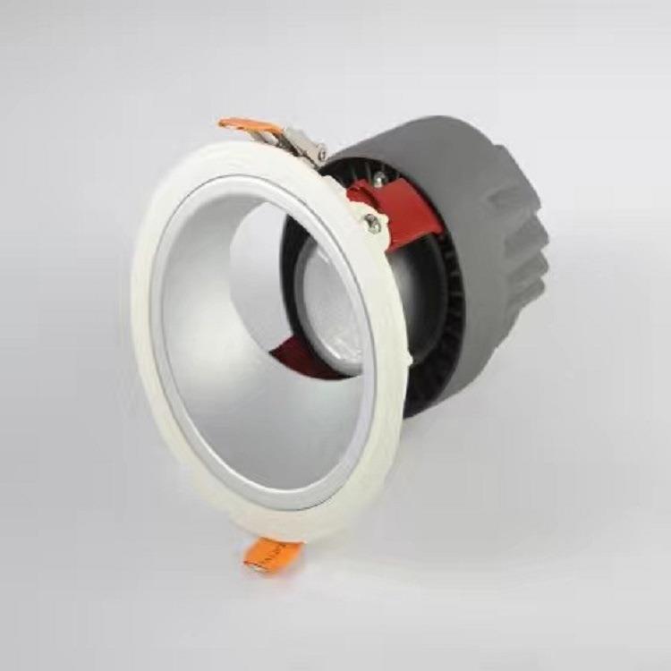 厂家直销压铸COB嵌入式射灯LED天花射灯酒店7-35W洗墙灯聚光灯