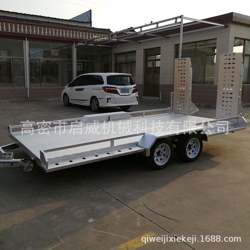 专业25吨出口型车辆运输车商品车辆运输车集装箱半挂拖车