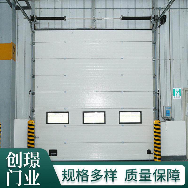 厂家仓库提升门电动卷闸门厂房翻板车库门仓库门工业提升门