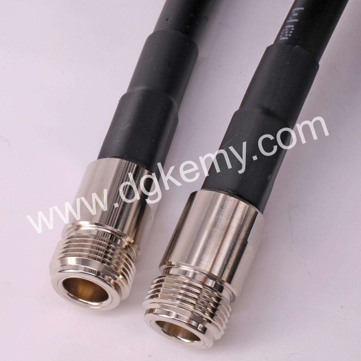 N直母转N直母头N-KK-400射频连接器LL LMR400低损耗射频组件跳线