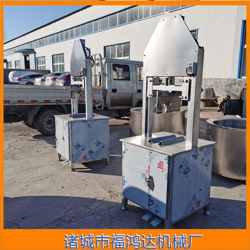 家畜头类猪头劈半机 加大油缸油管劈母猪头机 猪头机