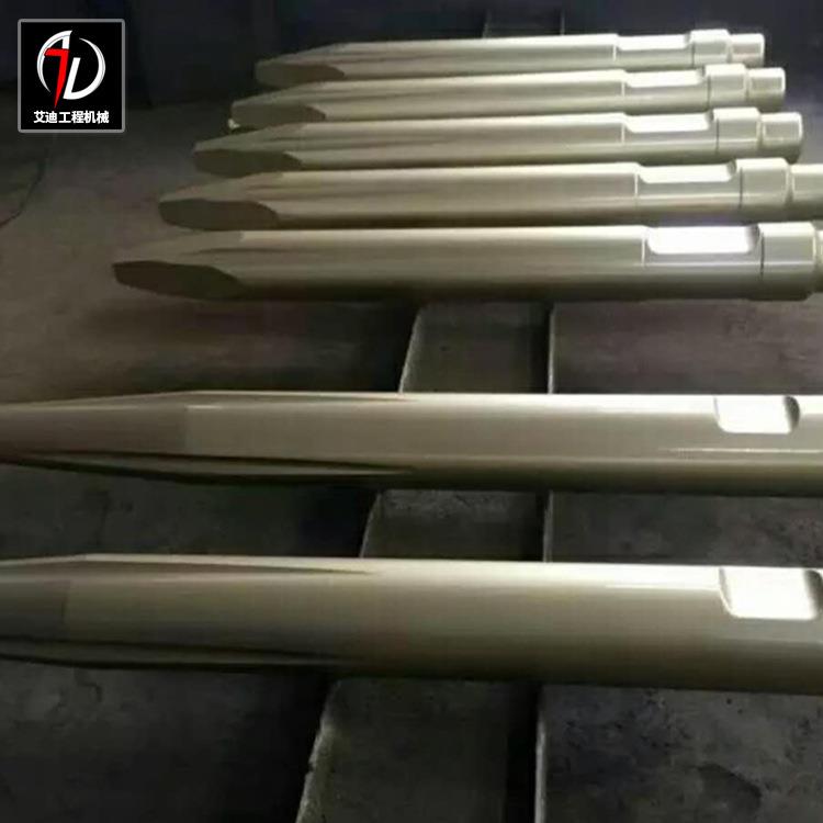 破碎锤配件 165破碎锤钎杆 165锻造圆锥开槽钎杆 现货供应