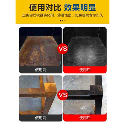 铁锈转化剂免除锈彩钢瓦翻新防锈防腐底漆免打磨工业金属油漆