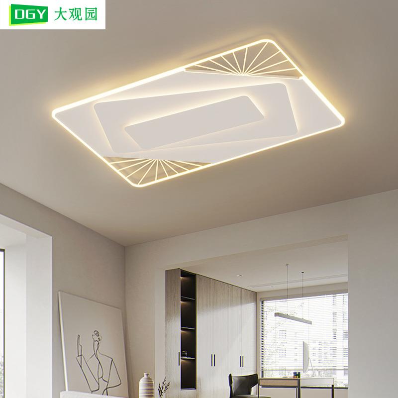 客厅吸顶灯卧室主灯简约现代极简大气北欧温馨房间餐厅家用led灯