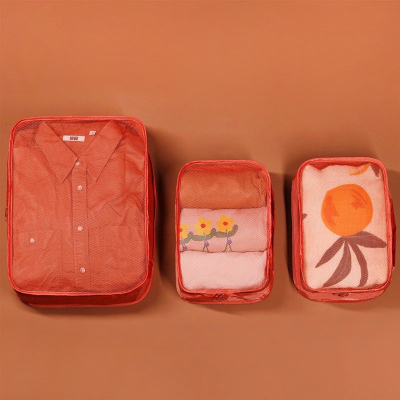 我家有个植物园旅行收纳包分装行李箱衣物整理包收纳袋套装,收纳整理,旅行收纳套装,淘宝优惠券,粉丝福利购,淘宝优惠卷