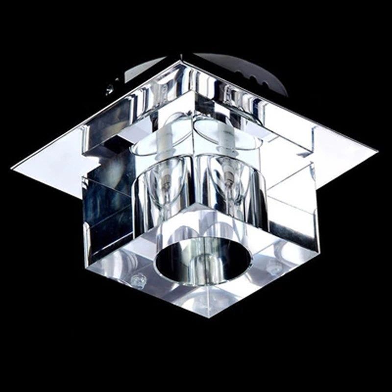 过道玄关小吸顶灯嵌入式厨卫灯厨房灯饰暗装明装方形方块水晶灯具,家装灯饰光源,客厅吸顶灯,淘宝优惠券,粉丝福利购,淘宝优惠卷