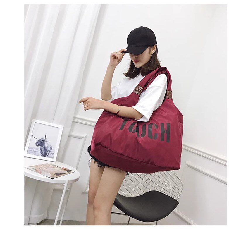 牛津布手提包女大包女2024年新款旅游超大防水尼龙短途简约单肩包,箱包皮具/热销女包/男包,托特包,淘宝优惠券,粉丝福利购,淘宝优惠卷