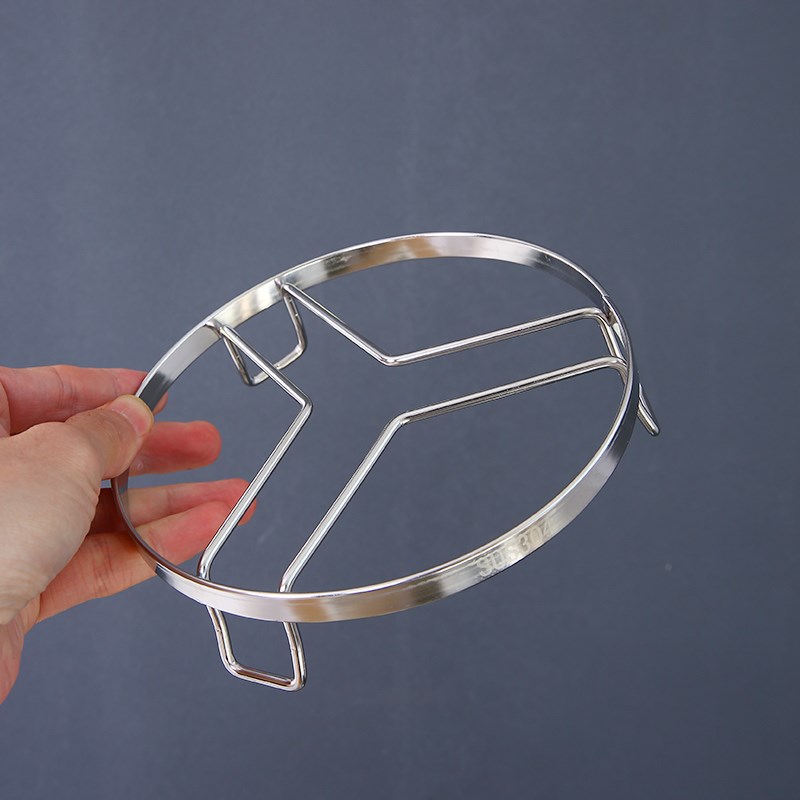 好用~厨房304不锈钢蒸架家用锅垫隔热垫万能隔水支架蒸格蒸笼架子