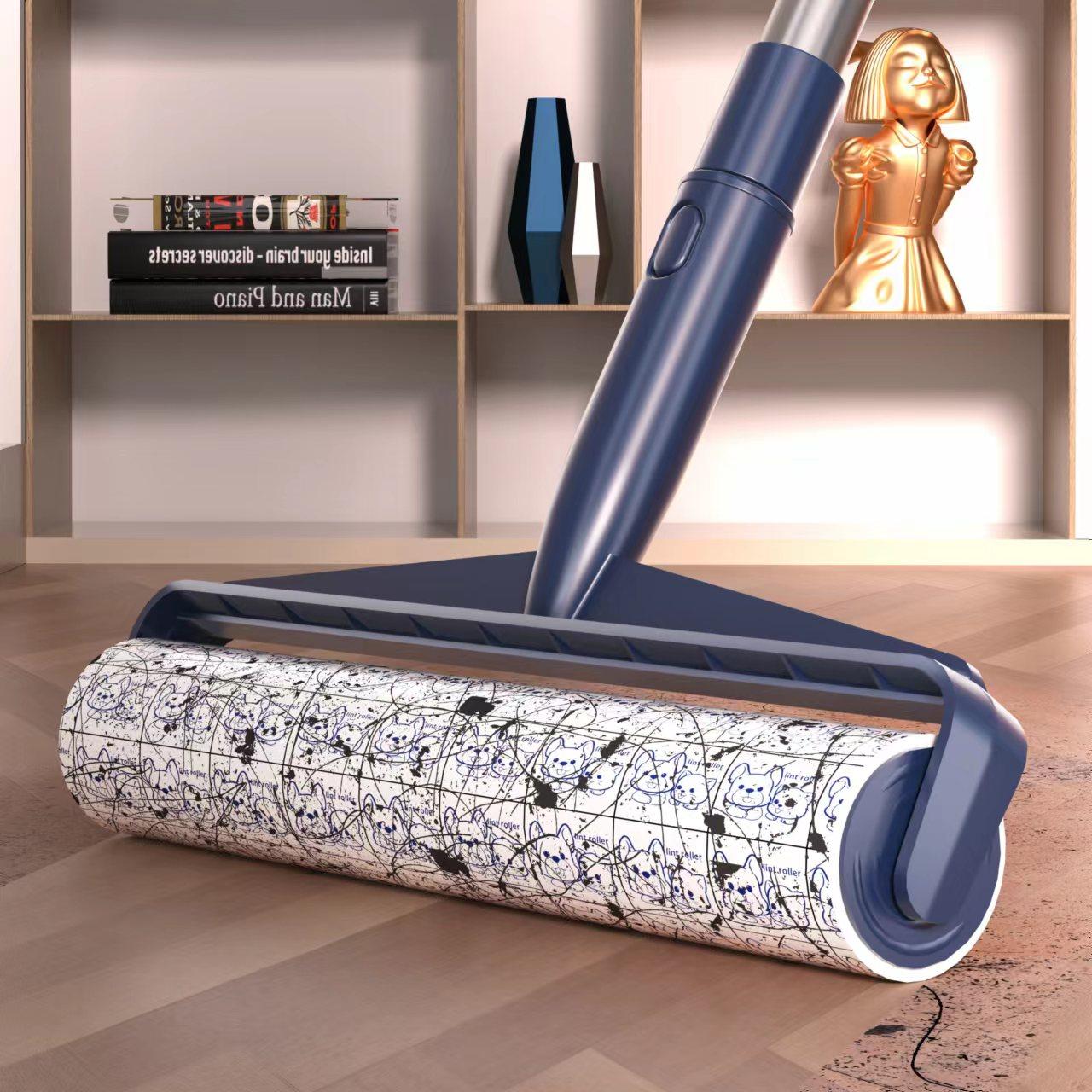 粘毛器滚筒可撕式纸长杆大码粘毛滚刷床单地板地毯去猫毛神器滚轮,收纳整理,衣物除尘滚/粘毛滚,淘宝优惠券,粉丝福利购,淘宝优惠卷