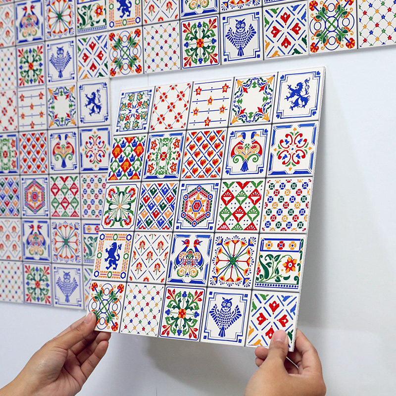 摩洛哥墙贴自粘墙纸卫生间瓷砖贴纸防水防潮墙板卧室电视背景墙,家居饰品,软装墙贴,淘宝优惠券,粉丝福利购,淘宝优惠卷