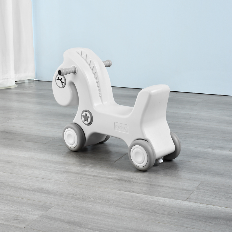 库林亚儿童摇摇马二合一宝宝摇马小木马婴儿周岁礼U物摇摇车玩具