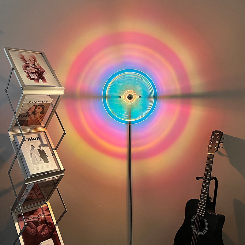 日落投影灯卧室氛围装饰台灯小夜灯夕阳灯网M红拍照摄影打光补光