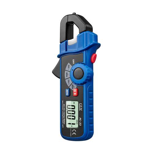CEM华盛昌FC-33量程80A Mini交直流钳型表 数字FC33小电流钳表