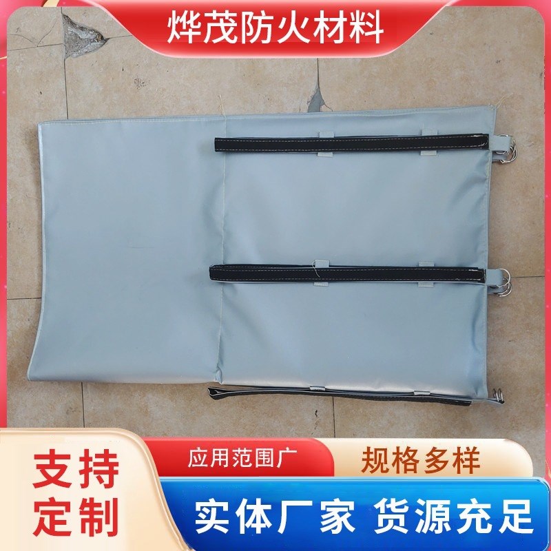 厂家供应电缆接头防火毯 陶瓷化硅胶包覆片复合电缆接头防火毯