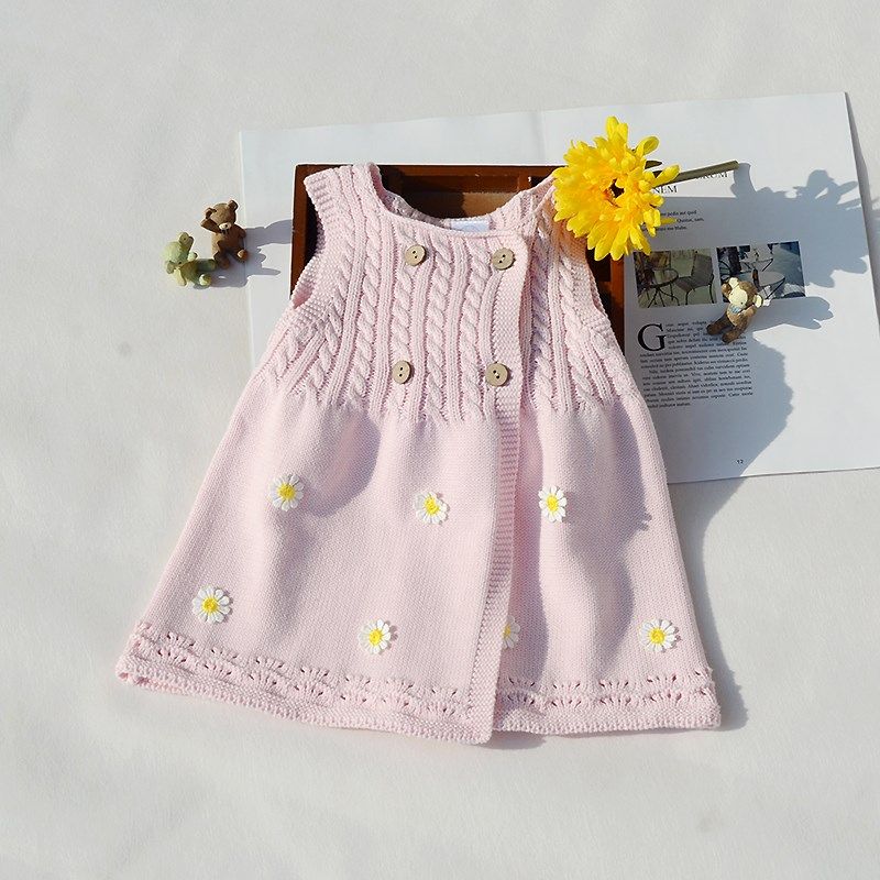 女童纯棉毛衣背心裙女孩可爱针织马甲宝宝裙式外套春秋毛线连衣裙,童装/婴儿装/亲子装,连衣裙,淘宝优惠券,粉丝福利购,淘宝优惠卷
