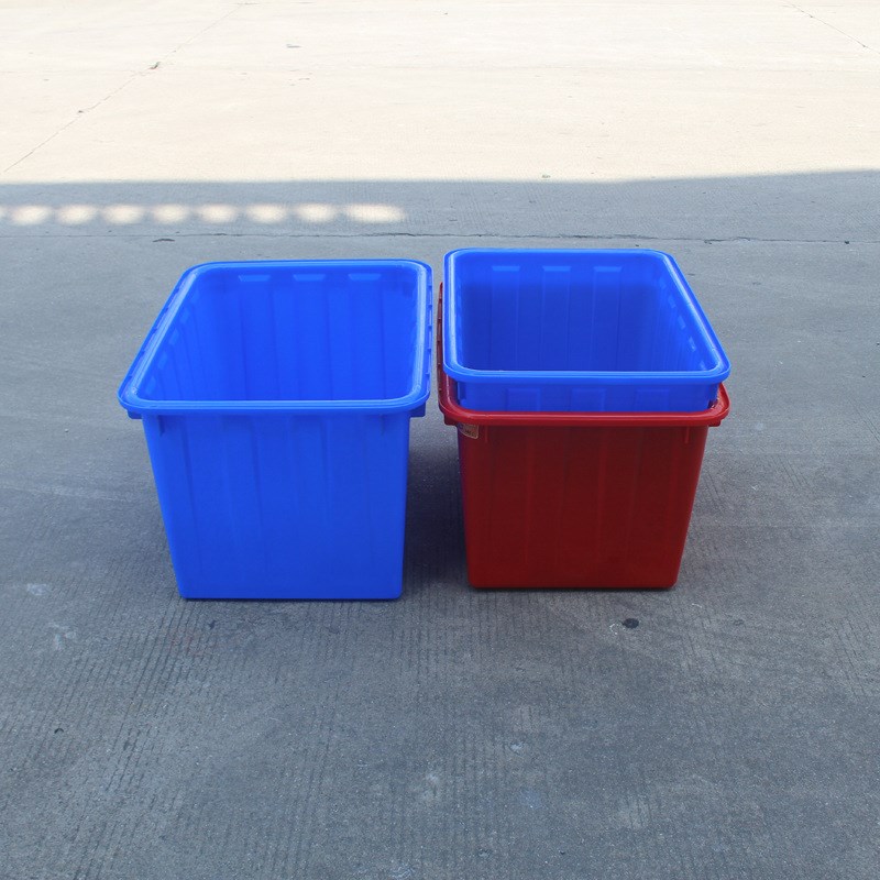 汕头潮南塑胶箱 加厚塑料160L方箱服装收纳周转箱瓷砖浸泡箱