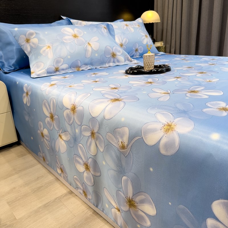 速发床单款冰丝席三件套夏季卧室双人床夏天N凉席婴儿可用高级感