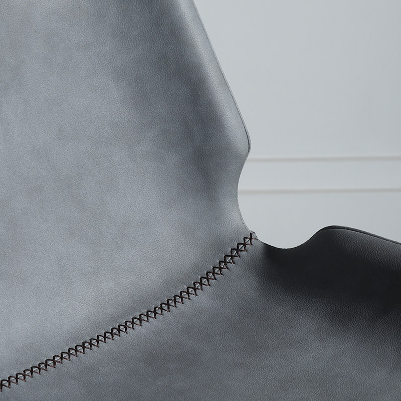 现代简约升降吧台椅皮革高脚凳靠背单人脚踏收银柜台椅子铁艺酒吧