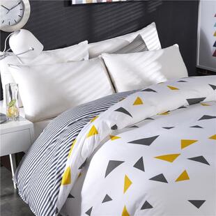 100%全棉单被套单件纯棉被罩150*160x180x200x210X230x240cm田园