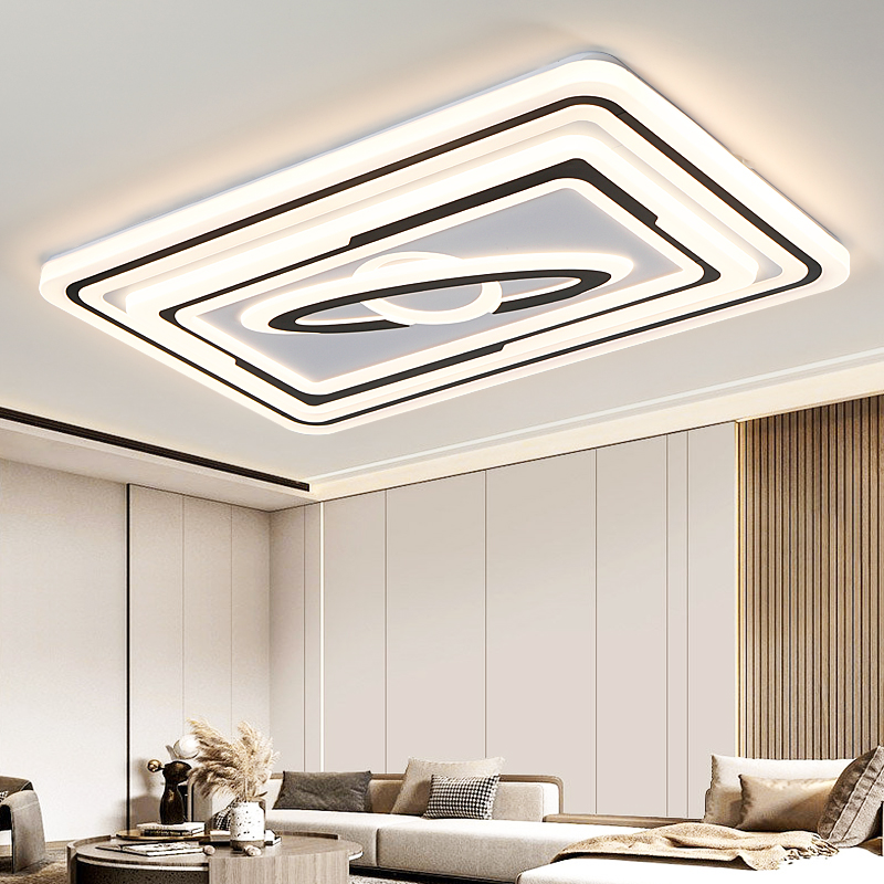 led吸顶灯客厅灯大灯房间卧室灯北欧灯具现代简约大气走廊过道灯