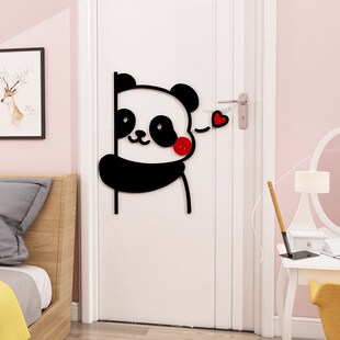 电视背景墙面装 饰挂件儿童房间布置男女孩卧室床头卡通贴纸画自粘