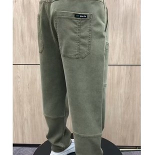 六兜牛仔老爹裤 百搭直筒长裤 宽松中年男士 哈伦裤 弹力休闲裤 春秋季