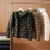 收尾 秋冬情侣休闲保暖连帽羽绒服潮 外贸男装 轻暖御寒 高蓬松