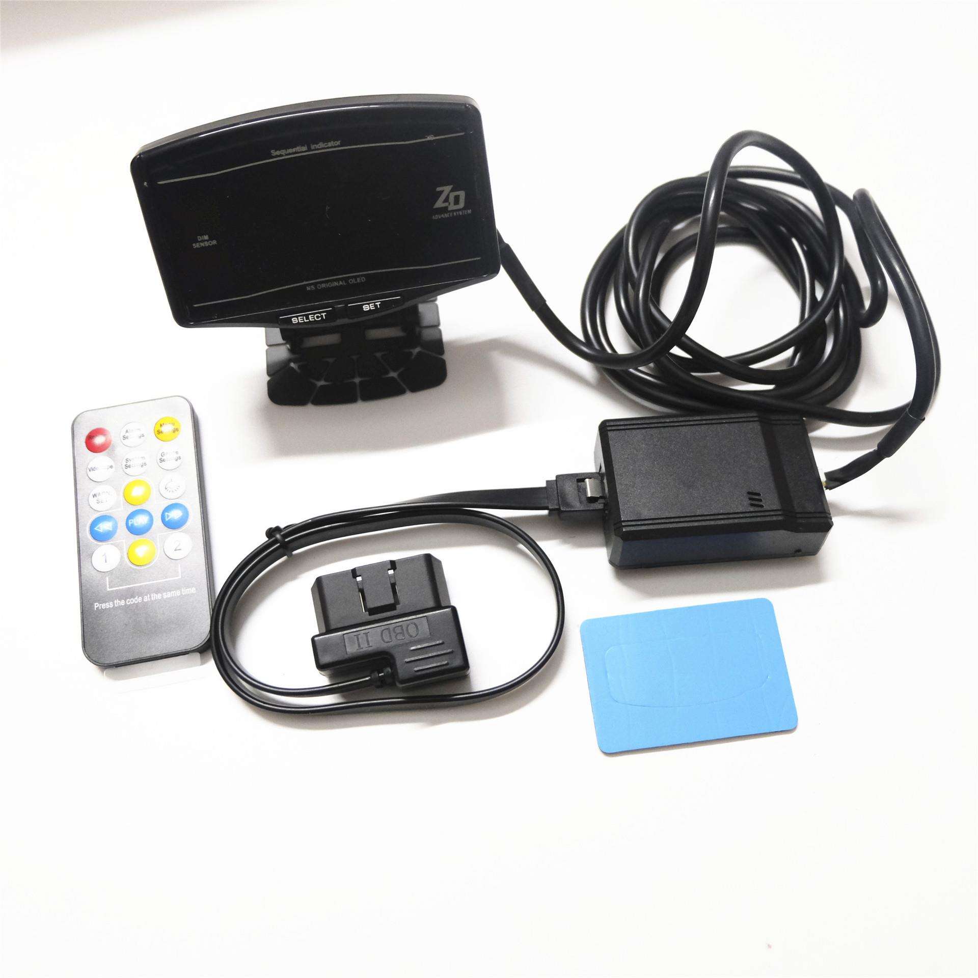 汽车改装仪表 OBD ZD多功能仪表涡轮油温油压电压水温转速真空表