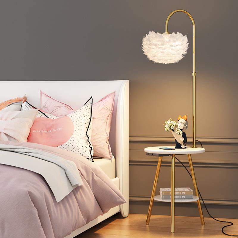 小圆桌茶几简易小型家用北欧边几双层卧室床头边桌迷你阳台小圆几