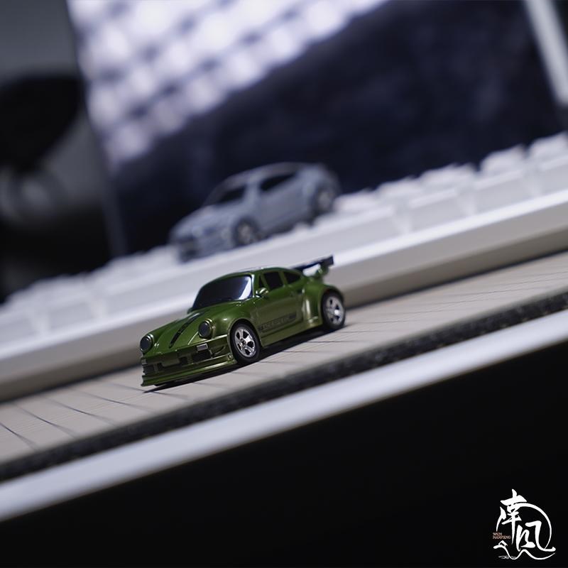 问北风1:64迷你遥控车漂移车高速赛车汽车模型摆件男孩圣诞礼物