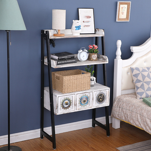 卧室床头柜置物架落地客厅电视机旁花架阳台花园布置网红儿童书架