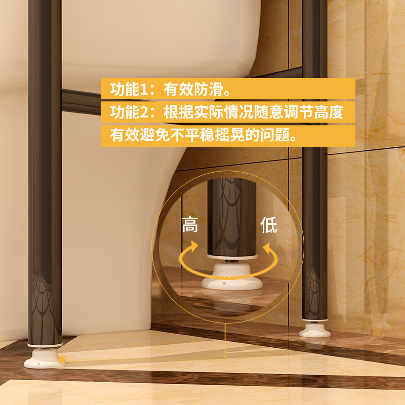 新疆发货哥滚筒洗衣机置物架翻盖储物架卫生间落地多层收纳架