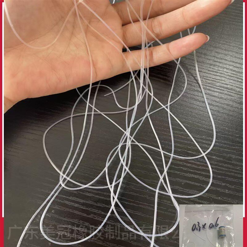 毛细硅胶管实验室小管极细硅胶管 小孔径硅胶管 细X硅胶管排气管