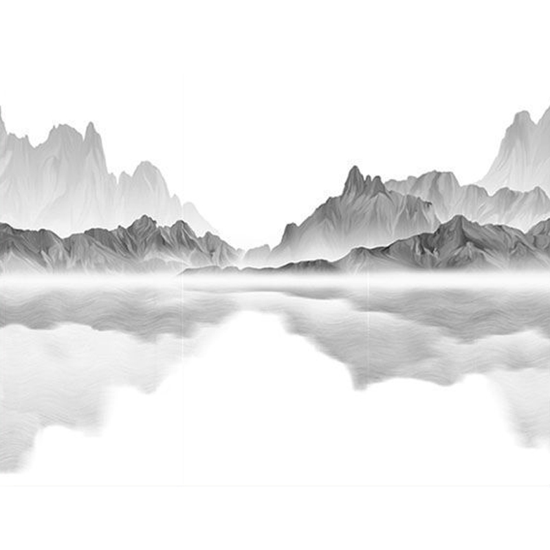 背景墙岩板900ix1800现代简约中式大气悬空客厅电视墙影视墙瓷砖