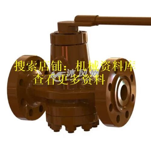 压力平衡式油封旋塞阀可生产图3D图纸SolidWorks格式【181】