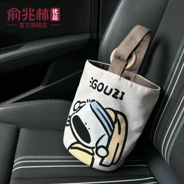 上班族便携手提袋帆布水桶包可爱水桶型手拎便当包宝妈外出手提包