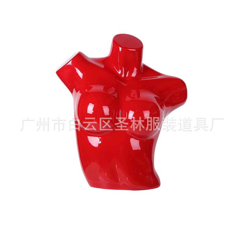 内衣文胸模特道具女半身胸模内衣泳衣展示彩色塑料假人模特模型