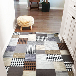 可擦洗光面皮革垫 定制裁剪入户门垫门厅L地毯厨房防滑地垫防油污