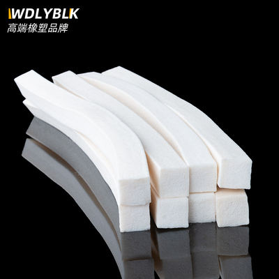 整卷硅胶发泡方条耐高温发泡条F胶条高弹性密封条柔软海绵