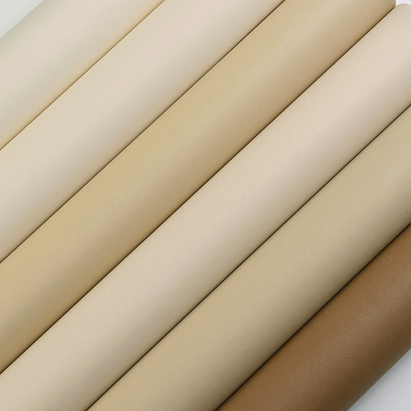 浅咖啡色奶咖色墙纸自粘米黄奶茶色墙F贴纸卡其棕色背景墙壁纸自