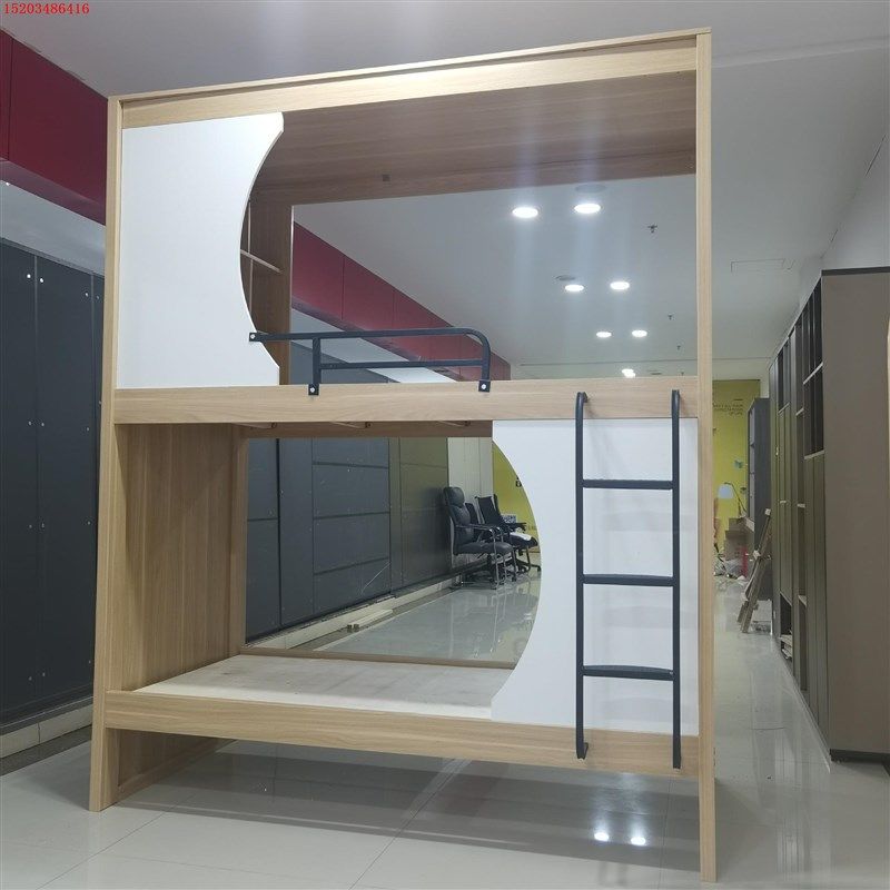 太空舱床上下铺宾馆高低床上下床学校青旅民宿儿童床高架床双层床,商业/办公家具,学校双层床/宿舍床,淘宝优惠券,粉丝福利购,淘宝优惠卷