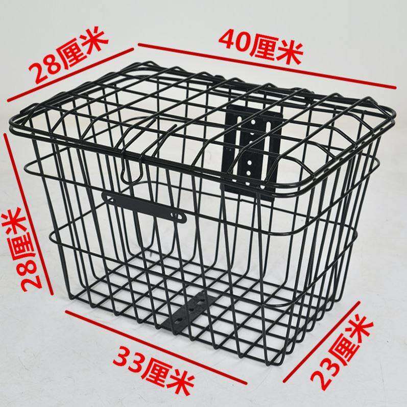学生自行车e后车筐放书包后座加大特H大大号后货架自行车篓前车筐