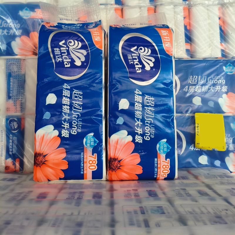 维达Vinda超韧实芯卷纸家用纸巾卫生纸厕纸4层加厚78g*10卷实惠装,洗护清洁剂/卫生巾/纸/香薰,卷筒纸,淘宝优惠券,粉丝福利购,淘宝优惠卷
