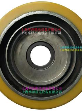 林德三向堆垛机前轮载重轮380*160 LINDE堆高车承重轮支撑轮子