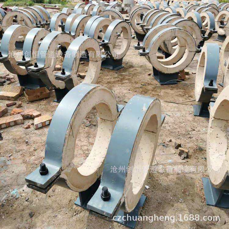 长输热网蒸汽管道 蛭石隔热管托 固定 滑动 导向支座 双抱箍,电子元器件市场,其它元器件,淘宝优惠券,粉丝福利购,淘宝优惠卷