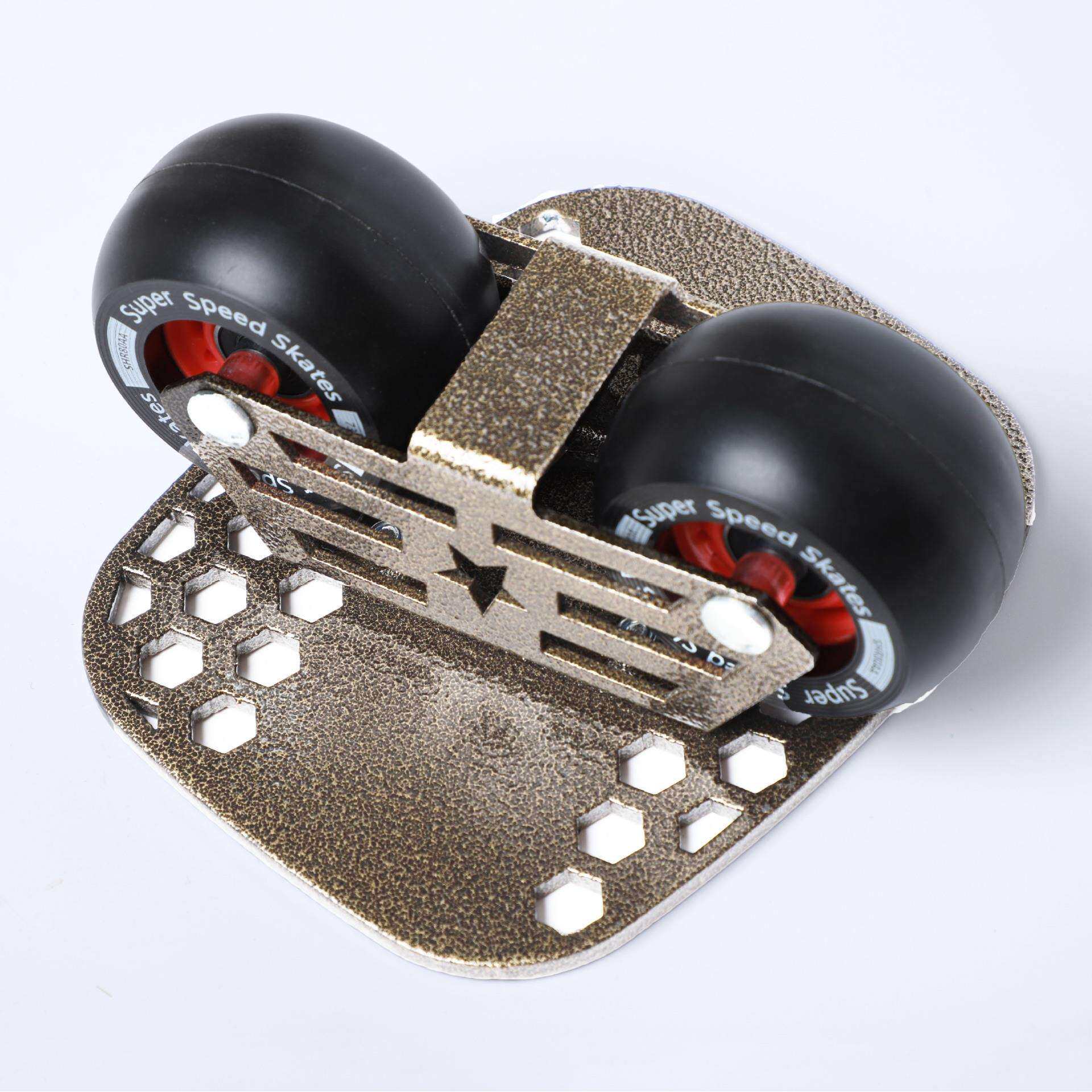 漂移板分体滑板铝合金大板蜂窝减重freeskates
